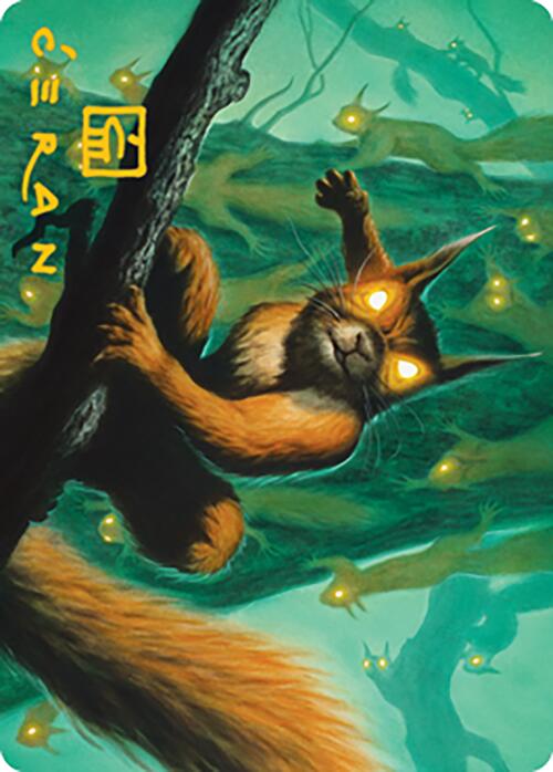 Chatterstorm Art Card (Gold-Stamped Signature) [Modern Horizons 2 Art Series] | Webway Games