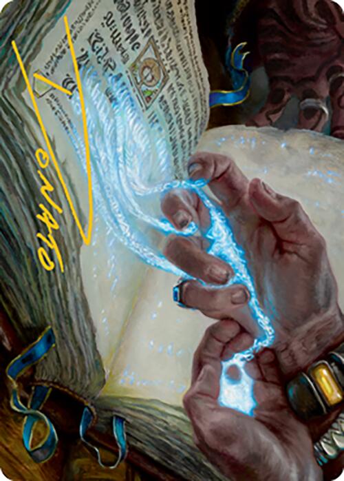 Mystic Redaction Art Card (Gold-Stamped Signature) [Modern Horizons 2 Art Series] | Webway Games
