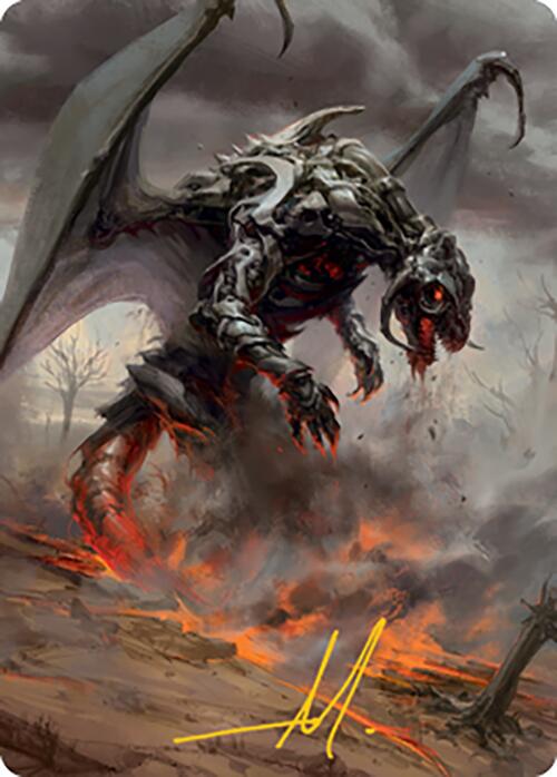 Scion of Draco Art Card (Gold-Stamped Signature) [Modern Horizons 2 Art Series] | Webway Games