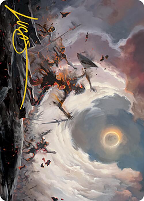 Damn Art Card (Gold-Stamped Signature) [Modern Horizons 2 Art Series] | Webway Games