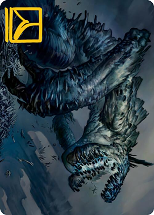 Necrogoyf Art Card (Gold-Stamped Signature) [Modern Horizons 2 Art Series] | Webway Games