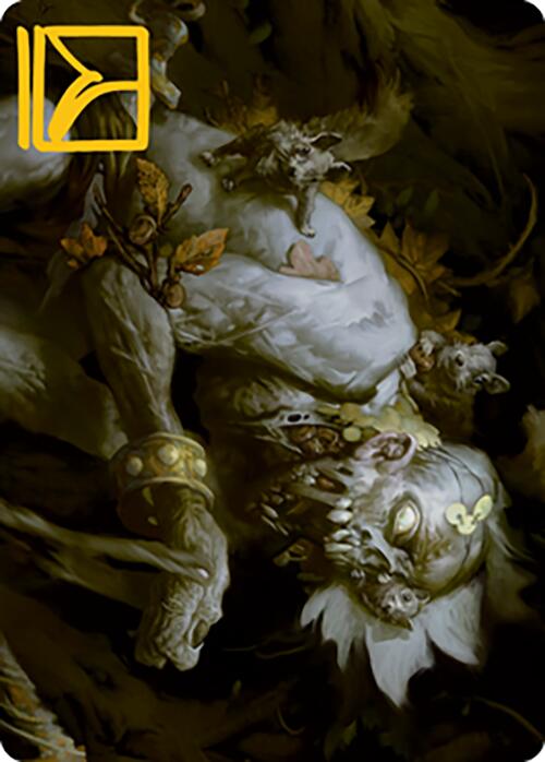 Nested Shambler Art Card (Gold-Stamped Signature) [Modern Horizons 2 Art Series] | Webway Games