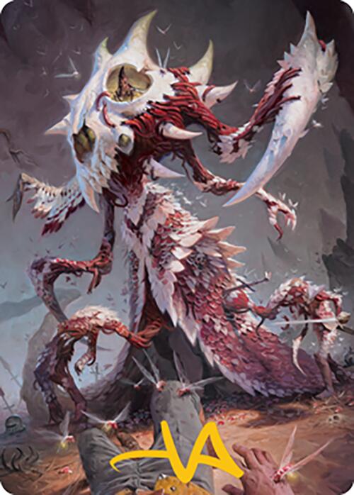 Grist, the Hunger Tide Art Card (56) (Gold-Stamped Signature) [Modern Horizons 2 Art Series] | Webway Games