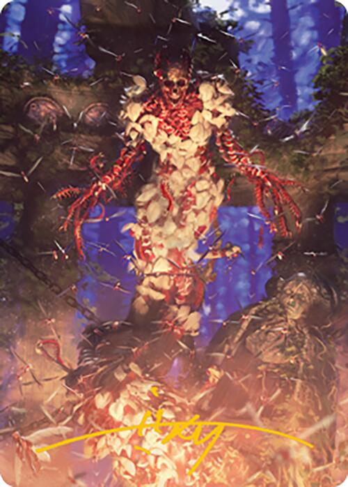 Grist, the Hunger Tide Art Card (55) (Gold-Stamped Signature) [Modern Horizons 2 Art Series] | Webway Games
