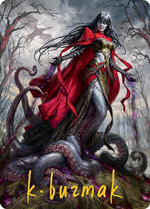 Geyadrone Dihada Art Card (54) (Gold-Stamped Signature) [Modern Horizons 2 Art Series] | Webway Games
