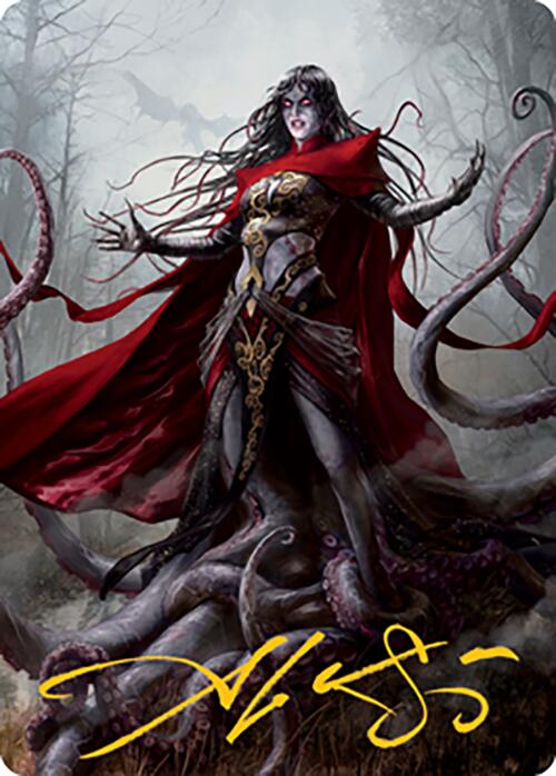 Geyadrone Dihada Art Card (53) (Gold-Stamped Signature) [Modern Horizons 2 Art Series] | Webway Games
