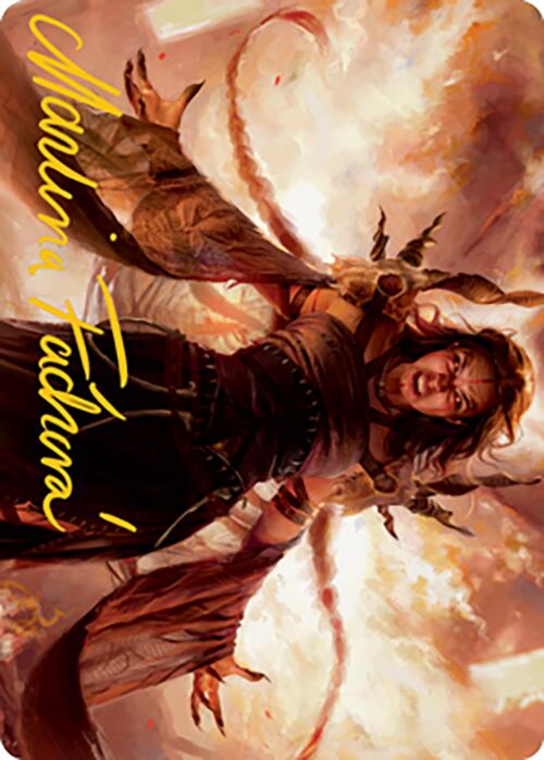 Dragon's Rage Channeler Art Card (Gold-Stamped Signature) [Modern Horizons 2 Art Series] | Webway Games