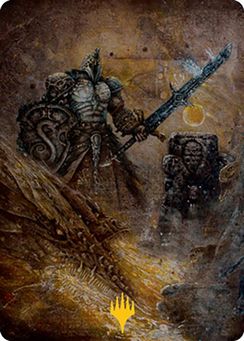 Dakkon, Shadow Slayer Art Card (48) (Gold-Stamped Signature) [Modern Horizons 2 Art Series] | Webway Games