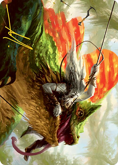 Captured by Lagacs Art Card (Gold-Stamped Signature) [Modern Horizons 2 Art Series] | Webway Games