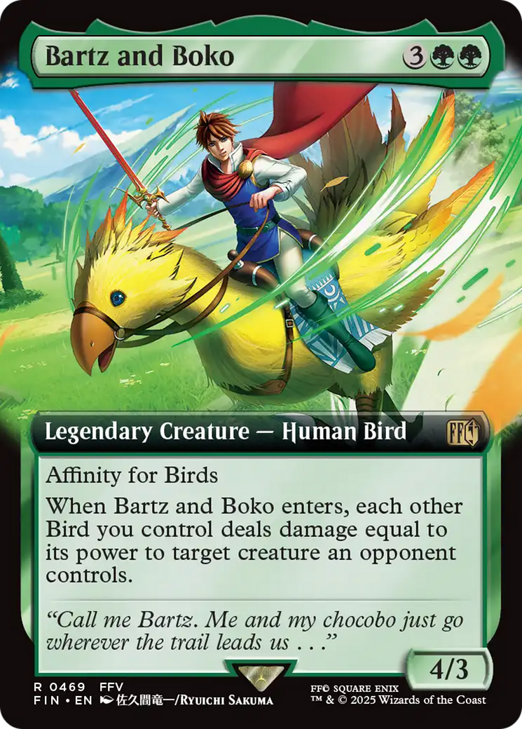 Bartz and Boko (Extended Art) [FINAL FANTASY] | Webway Games