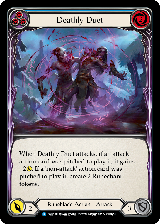 Deathly Duet (Blue) [DYN178] (Dynasty) | Webway Games