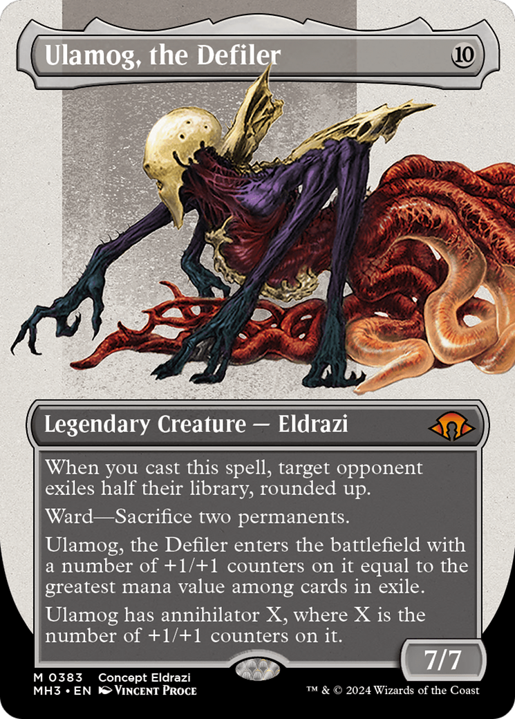 Ulamog, the Defiler (Borderless) [Modern Horizons 3] | Webway Games