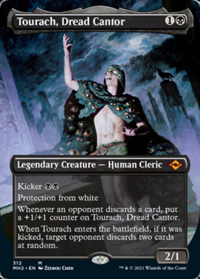 Tourach, Dread Cantor (Borderless Alternate Art) [Modern Horizons 2] | Webway Games