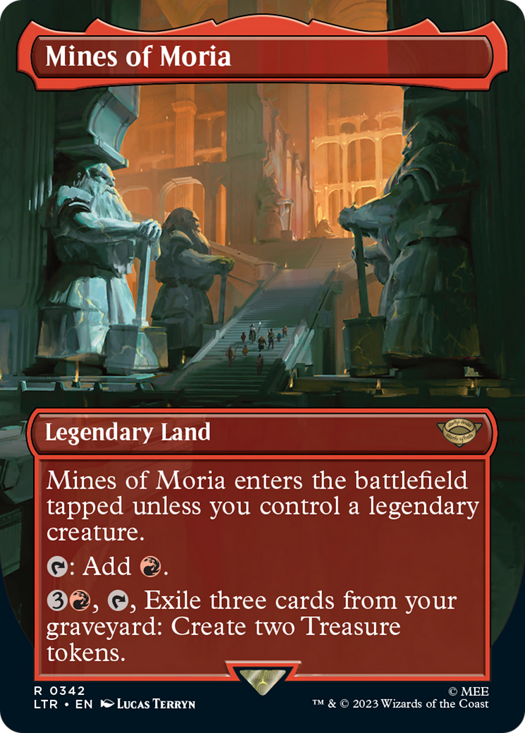 Mines of Moria (Borderless Alternate Art) (342) [The Lord of the Rings: Tales of Middle-Earth] | Webway Games