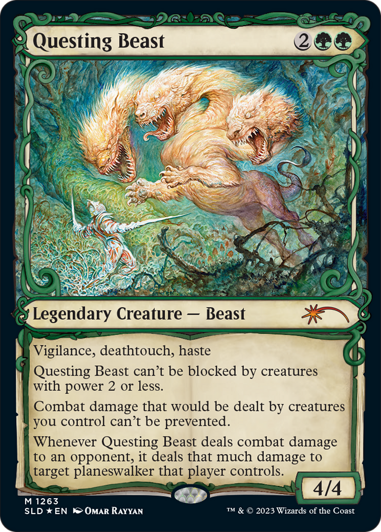 Questing Beast (Halo Foil) [Secret Lair Drop Series] | Webway Games