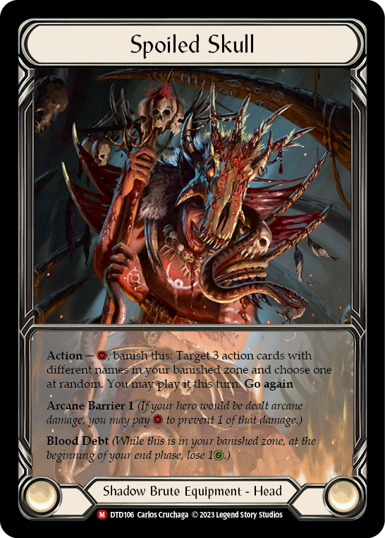 Spoiled Skull (Extended Art) [DTD106] (Dusk Till Dawn)  Cold Foil | Webway Games