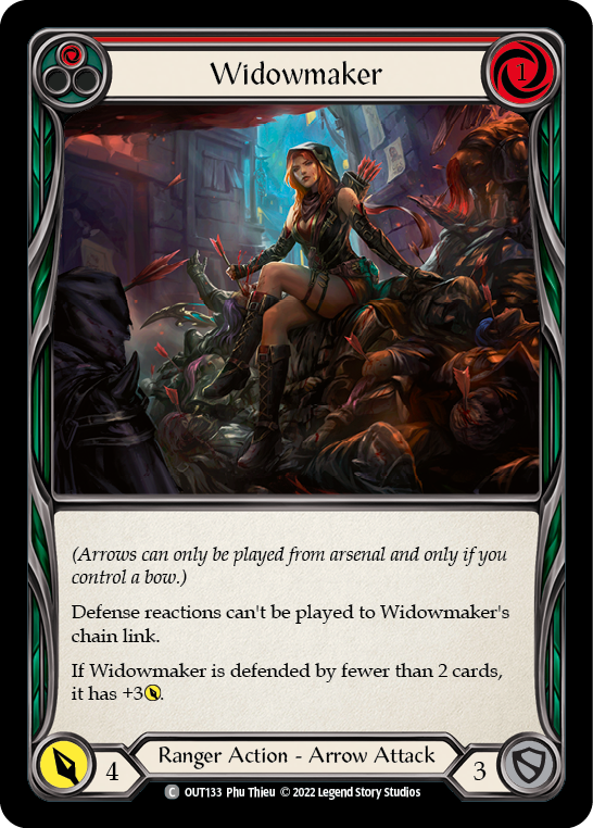Widowmaker (Red) [OUT133] (Outsiders)  Rainbow Foil | Webway Games