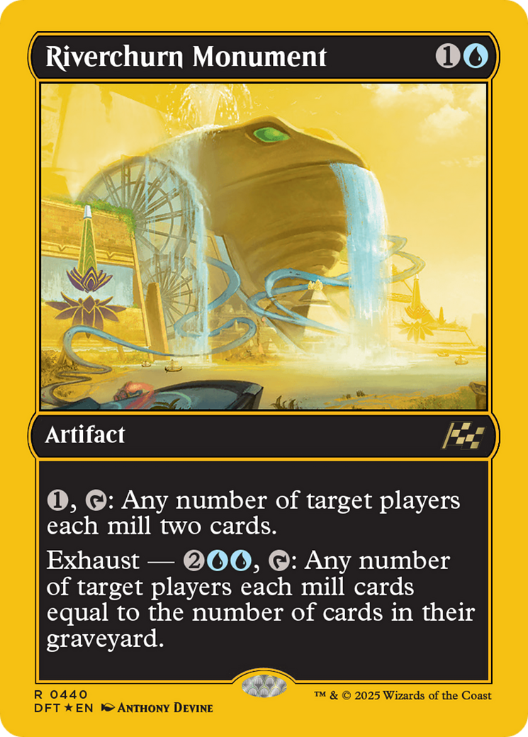 Riverchurn Monument (First-Place Foil) [Aetherdrift] | Webway Games