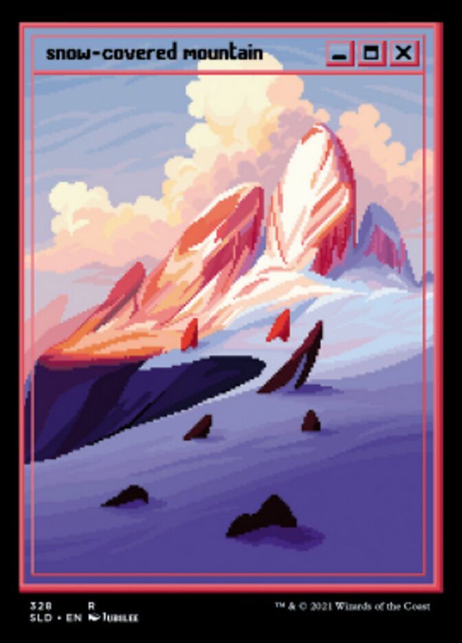 Snow-Covered Mountain (328) [Secret Lair Drop Series] | Webway Games