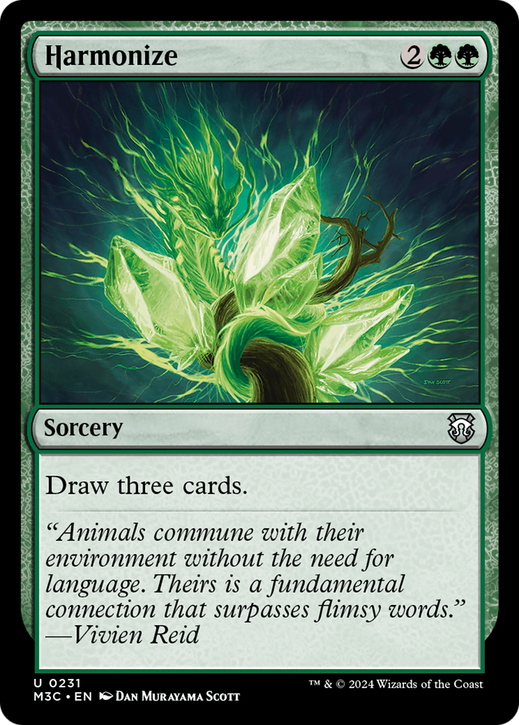 Harmonize (Ripple Foil) [Modern Horizons 3 Commander] | Webway Games