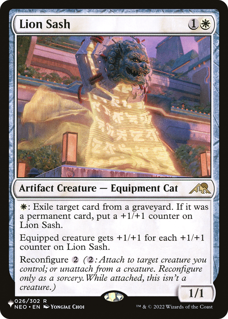 Lion Sash [The List] | Webway Games