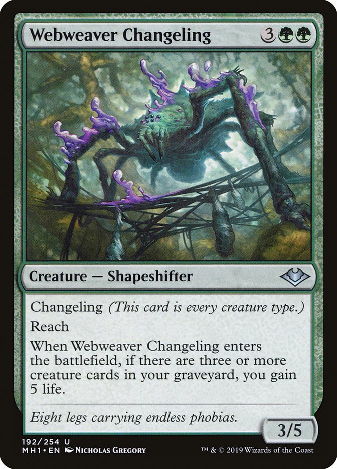 Webweaver Changeling [Modern Horizons] | Webway Games