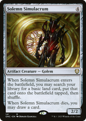 Solemn Simulacrum [Phyrexia: All Will Be One Commander] | Webway Games
