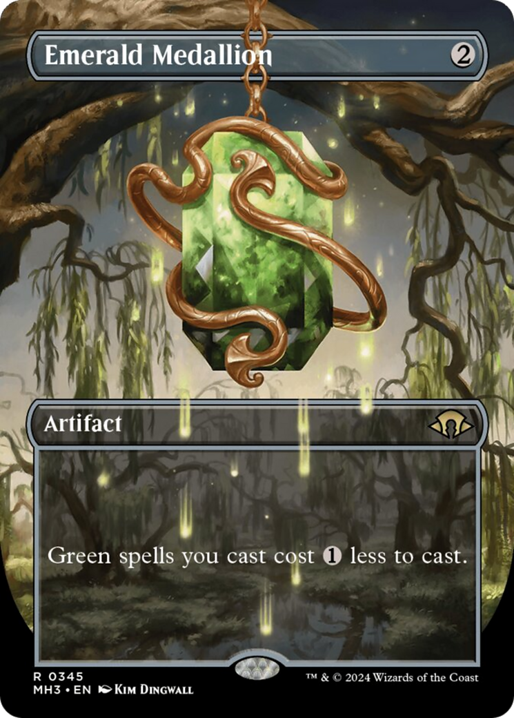 Emerald Medallion (Borderless) [Modern Horizons 3] | Webway Games