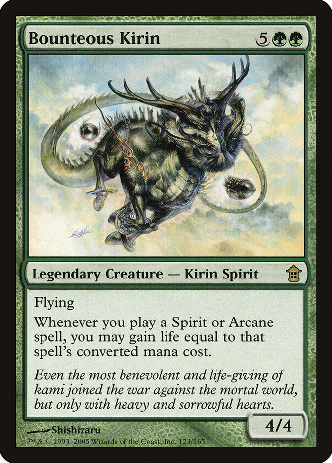 Bounteous Kirin [Saviors of Kamigawa] | Webway Games