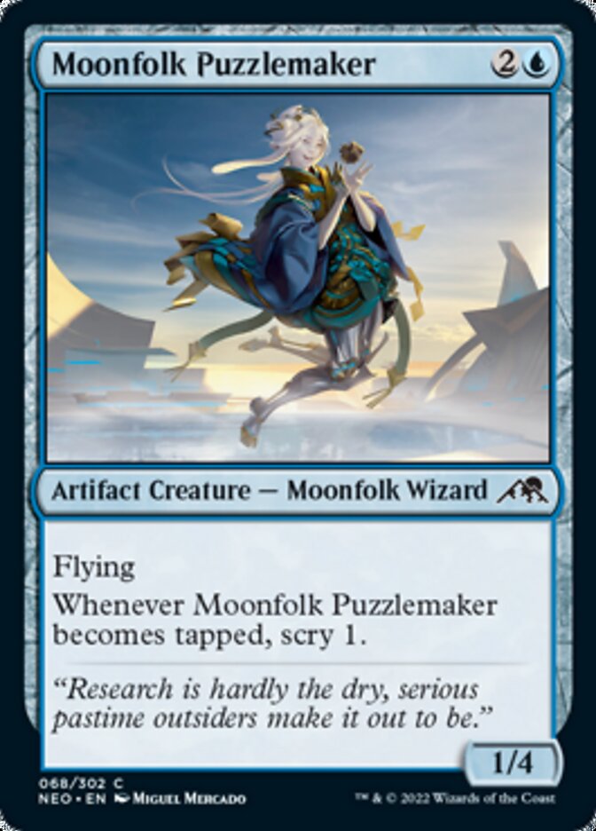 Moonfolk Puzzlemaker [Kamigawa: Neon Dynasty] | Webway Games