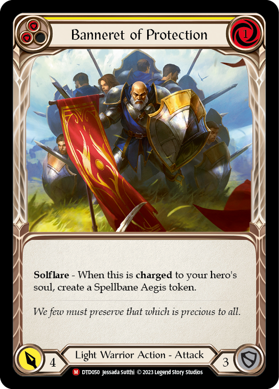 Banneret of Protection [DTD050] (Dusk Till Dawn)  Rainbow Foil | Webway Games