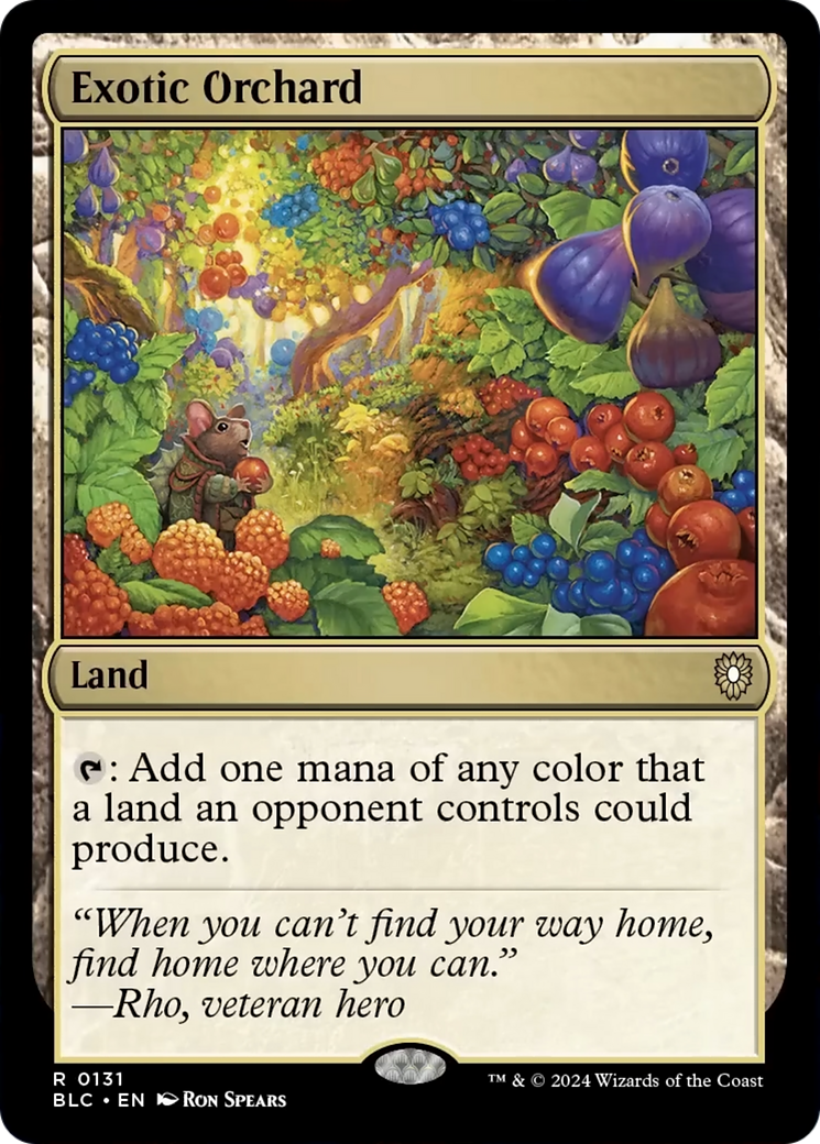 Exotic Orchard [Bloomburrow Commander] | Webway Games