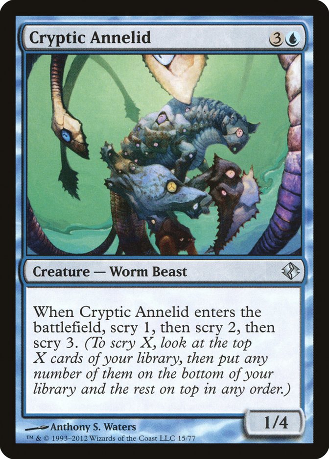 Cryptic Annelid [Duel Decks: Venser vs. Koth] | Webway Games