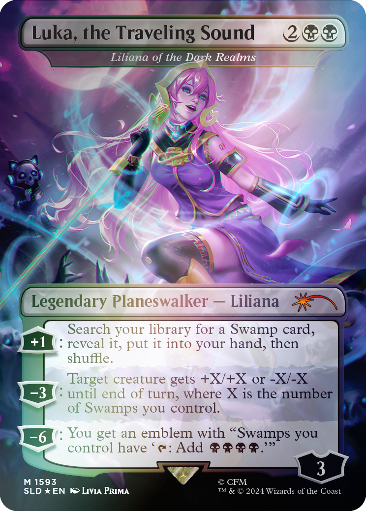 Luka, the Traveling Sound - Liliana of the Dark Realms (Rainbow Foil) [Secret Lair Drop Series] | Webway Games