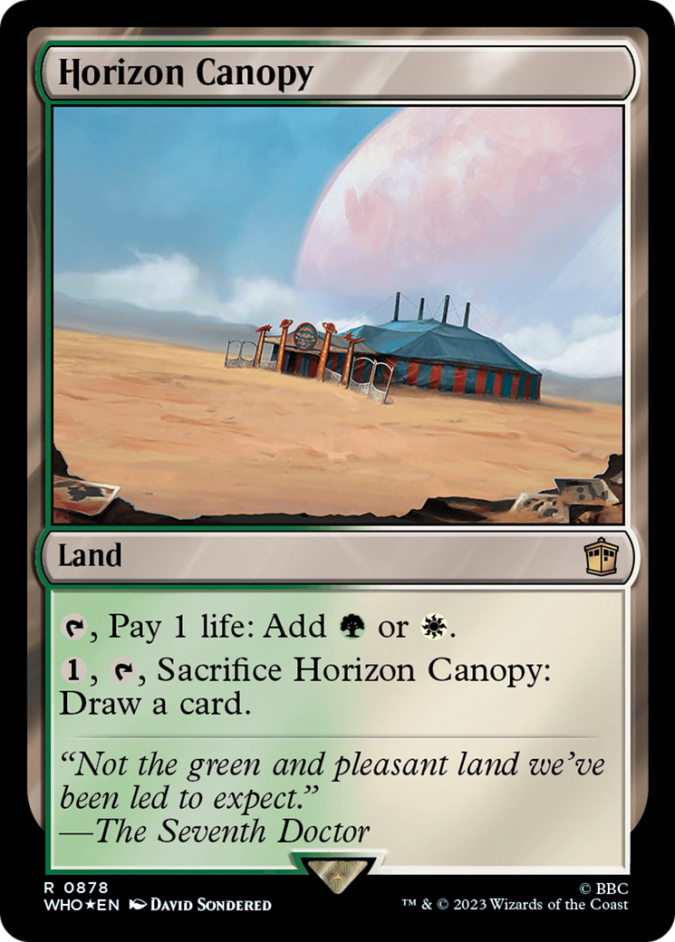 Horizon Canopy (Surge Foil) [Doctor Who] | Webway Games