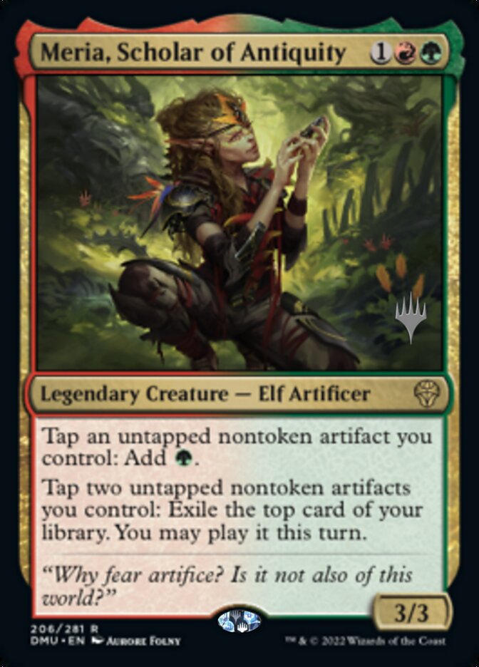 Meria, Scholar of Antiquity (Promo Pack) [Dominaria United Promos] | Webway Games