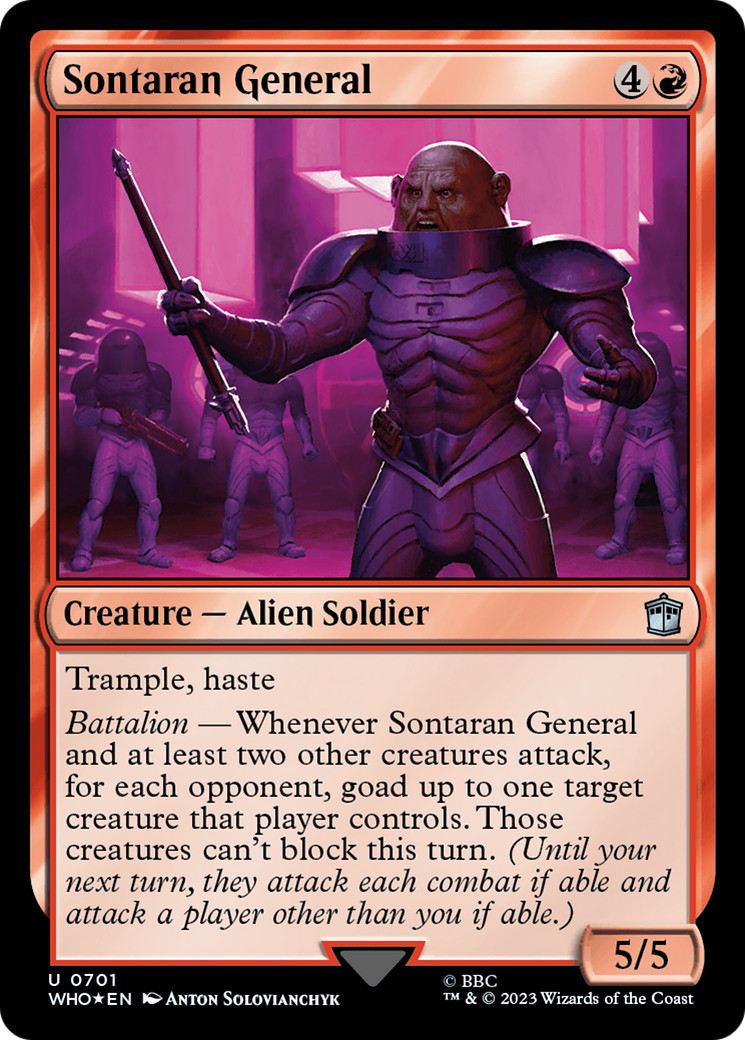 Sontaran General (Surge Foil) [Doctor Who] | Webway Games
