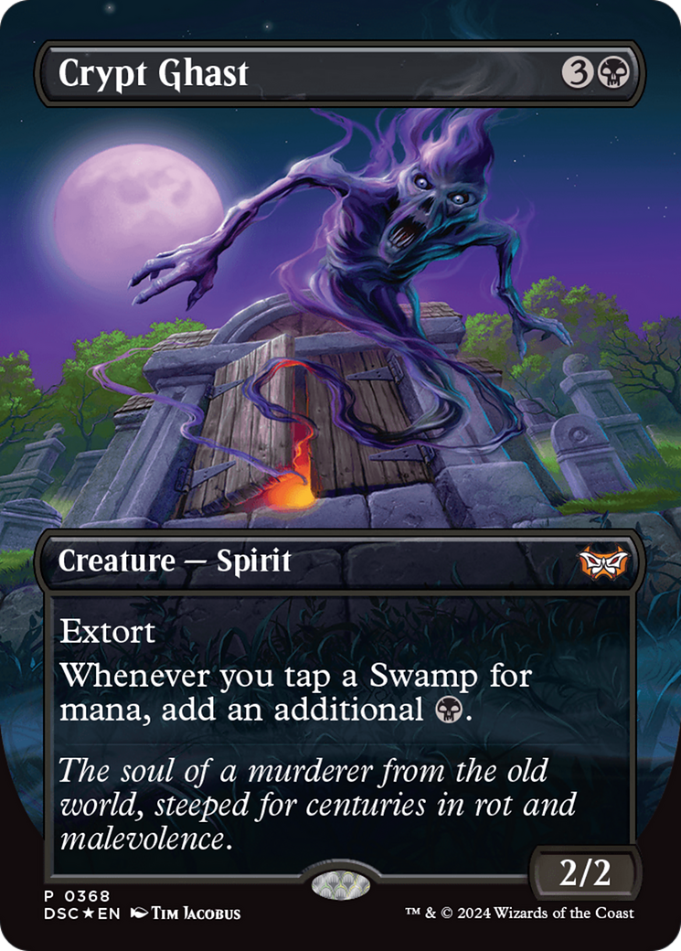 Crypt Ghast (Borderless) [Duskmourn: House of Horror Commander] | Webway Games