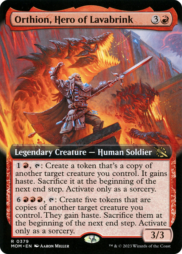 Orthion, Hero of Lavabrink (Extended Art) [March of the Machine] | Webway Games