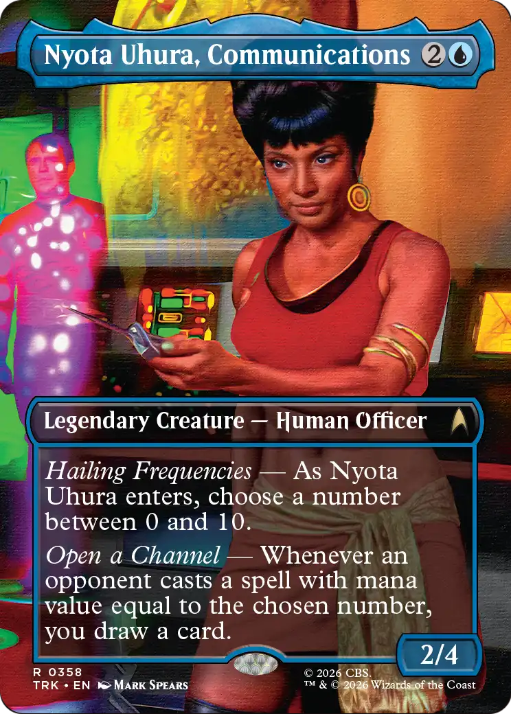 Nyota Uhura, Communications Officer (Borderless) [Star Trek] | Webway Games