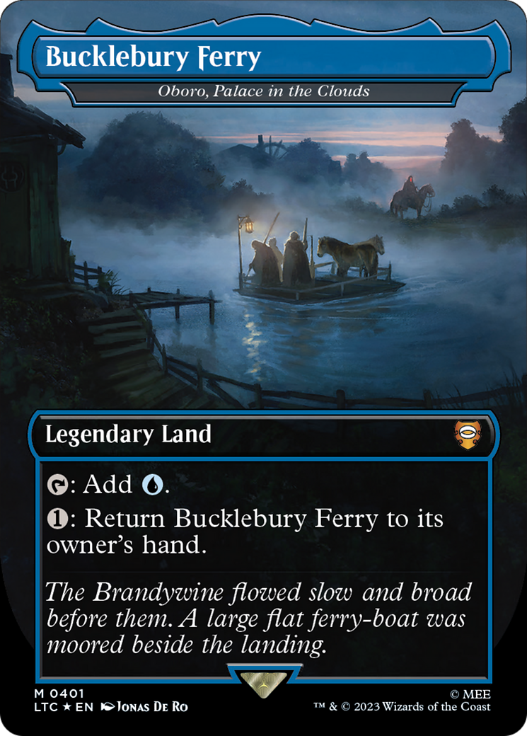 Bucklebury Ferry - Oboro, Palace in the Clouds (Surge Foil Realms and Relics) [The Lord of the Rings: Tales of Middle-Earth Commander] | Webway Games