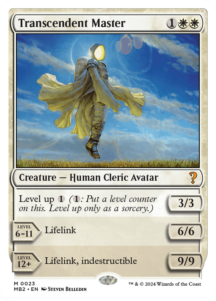 Transcendent Master (White Border) [Mystery Booster 2] | Webway Games