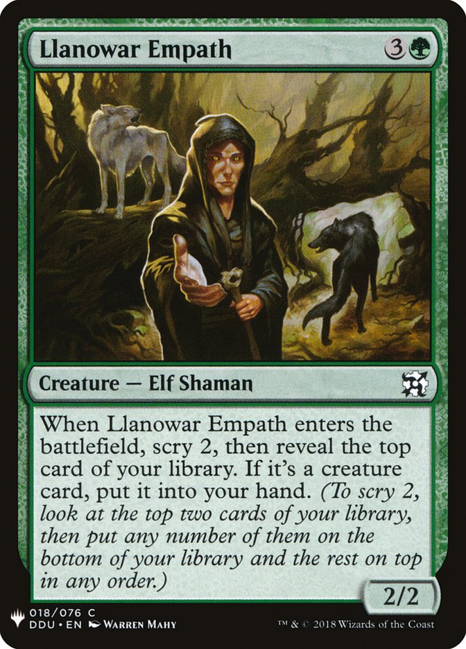 Llanowar Empath [Mystery Booster] | Webway Games