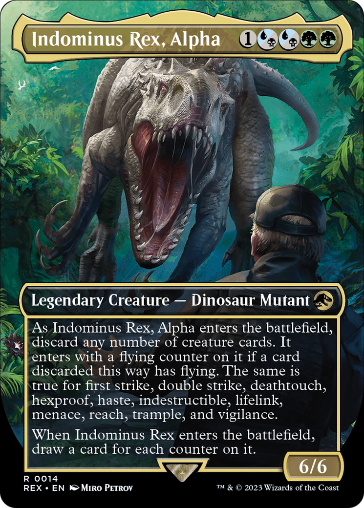 Indominus Rex, Alpha (Borderless) [Jurassic World Collection] | Webway Games