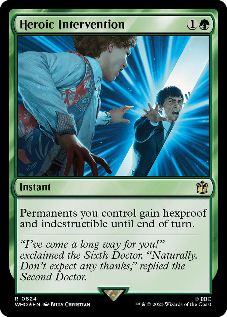 Heroic Intervention (Surge Foil) [Doctor Who] | Webway Games