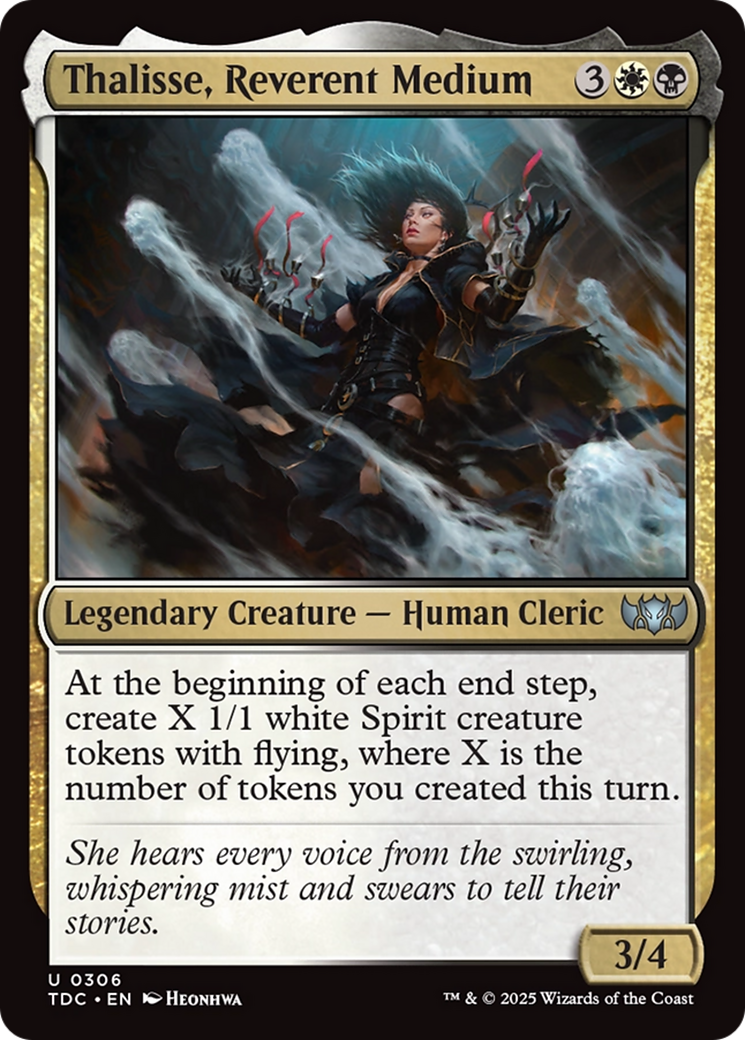 Thalisse, Reverent Medium [Tarkir: Dragonstorm Commander] | Webway Games