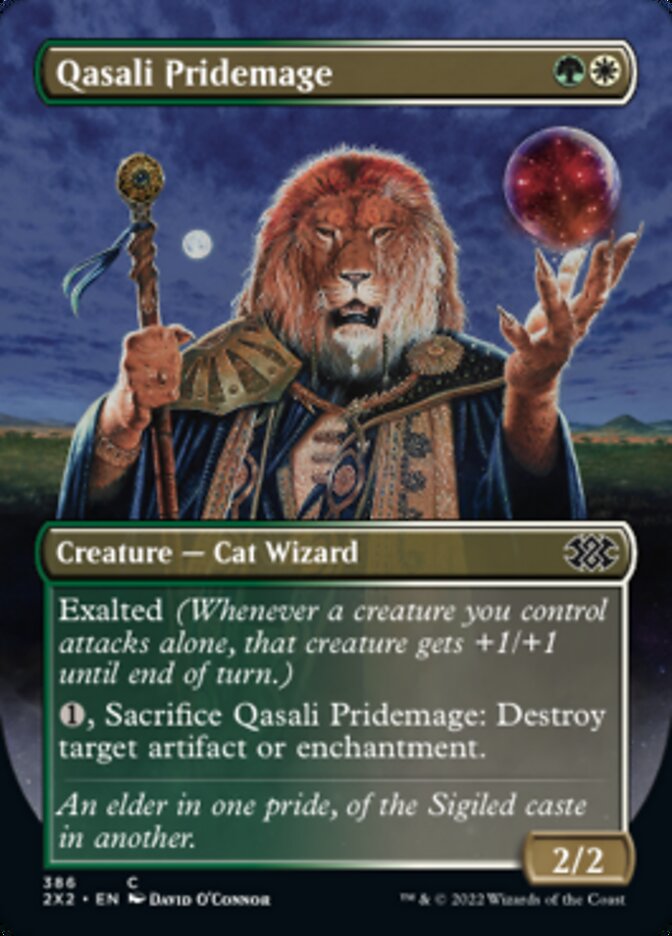 Qasali Pridemage (Borderless Alternate Art) [Double Masters 2022] | Webway Games