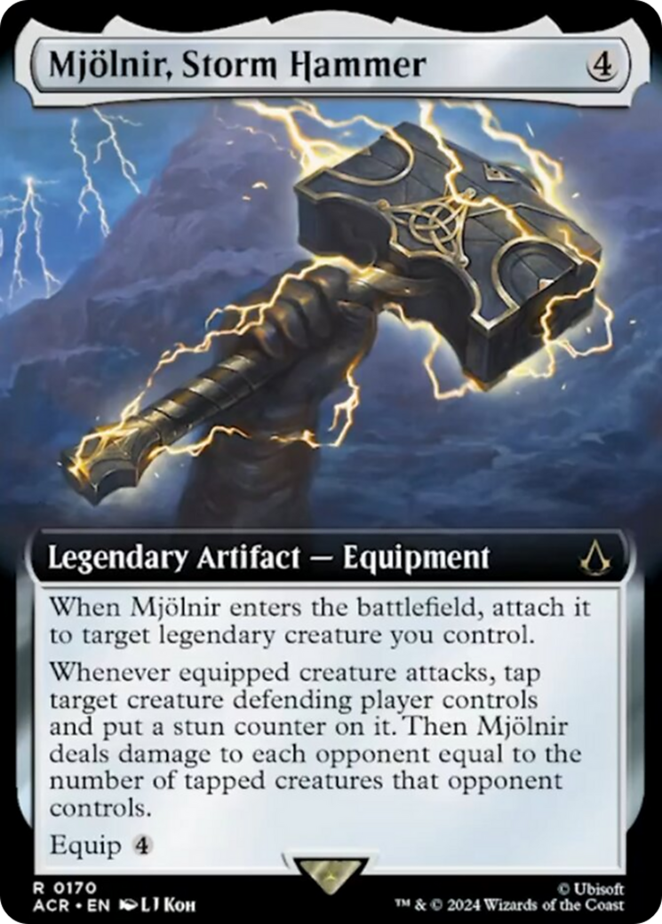 Mjolnir, Storm Hammer (Extended Art) [Assassin's Creed] | Webway Games