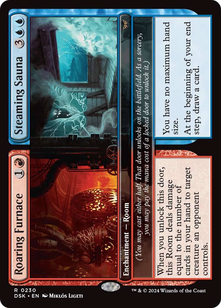 Roaring Furnace // Steaming Sauna [Duskmourn: House of Horror] | Webway Games