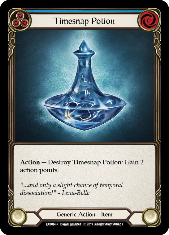 Timesnap Potion [FAB014-P] (Promo)  1st Edition Cold Foil | Webway Games